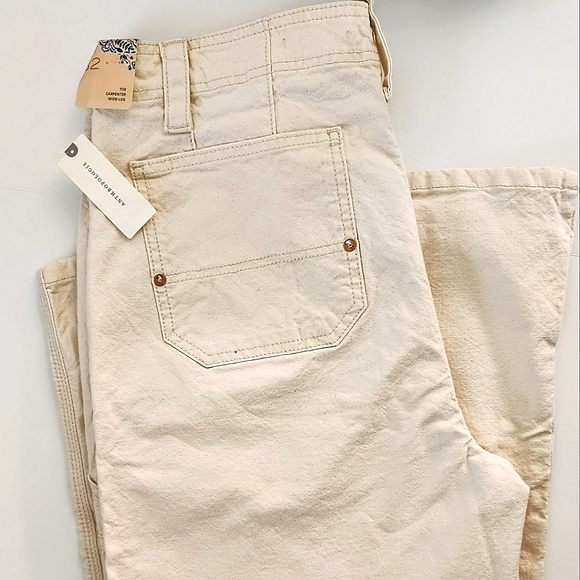 NWT Anthropologie Wide Leg Carpenter Pants by Pilcro - Picture 5 of 5